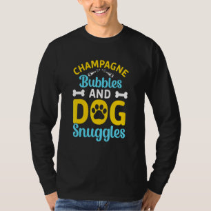Camiseta Burbujas de Champán Perro Mimosas Mejores Cosas Yo