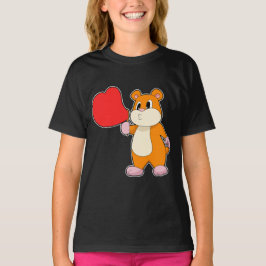 Camiseta Burbujas de jabón cardíaco de Hamster