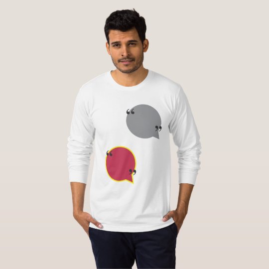 Camiseta burbujas de la charla