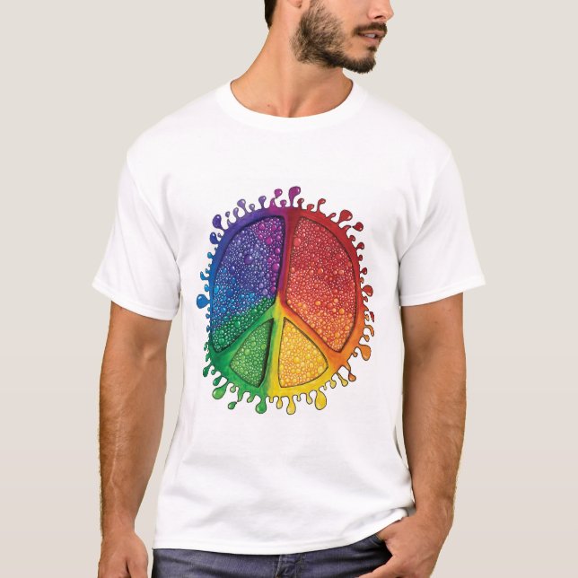 Camiseta Burbujas de la paz (Anverso)