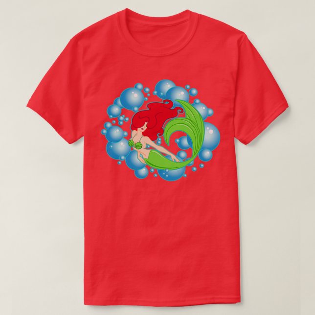 Camiseta Burbujas de sirena (Diseño del anverso)