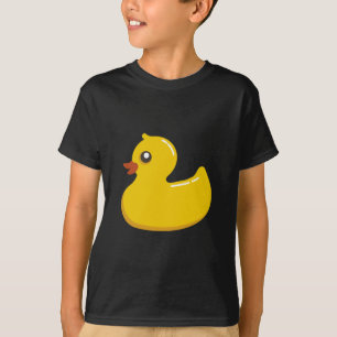 Camiseta Burbujas Ducky/azules de goma lindas