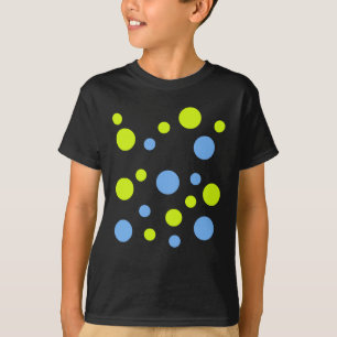 Camiseta Burbujas Felices Funky Amarillas y Azules