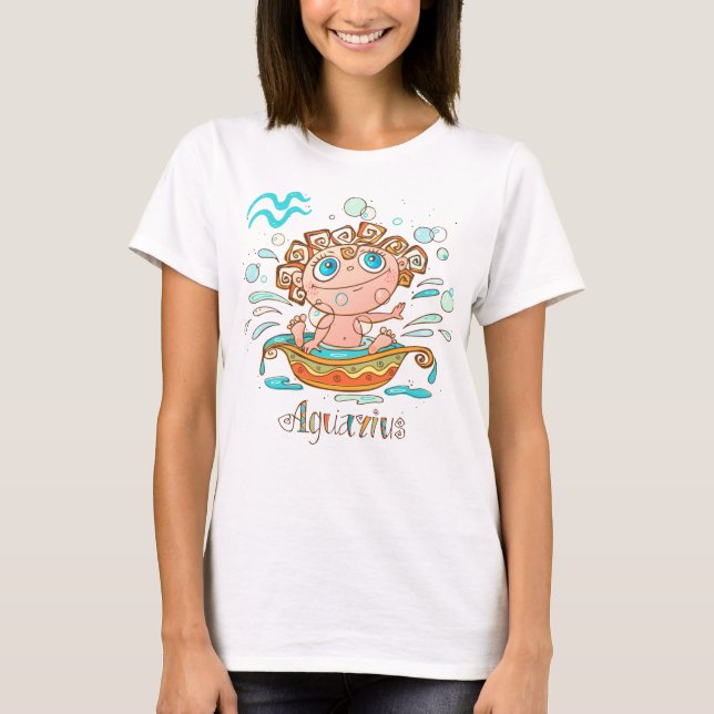 Camiseta Burbujas infantiles de Cute Aquarius (Anverso)