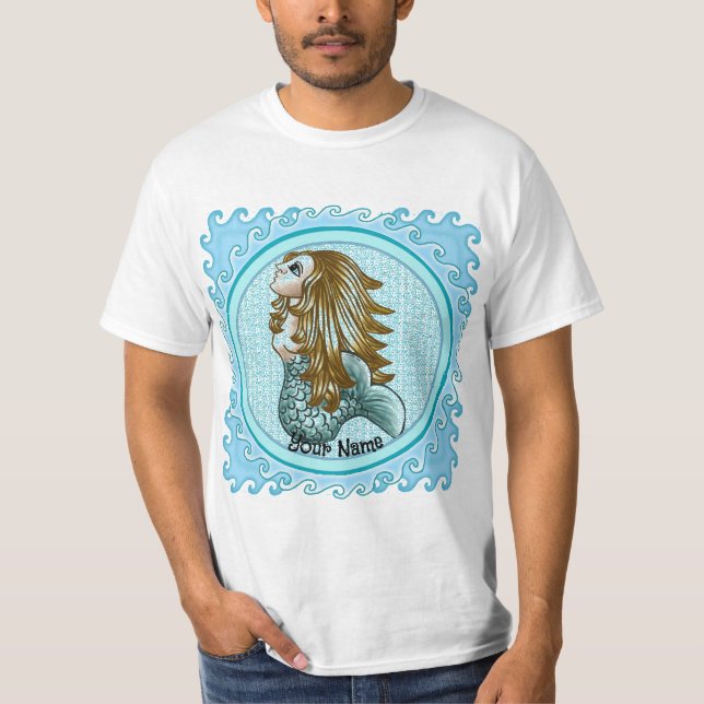 Camiseta Burbujas Mística Sirena (Anverso)