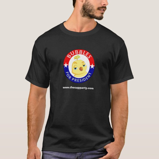 Camiseta Burbujas para presidente T-shirt (Anverso)