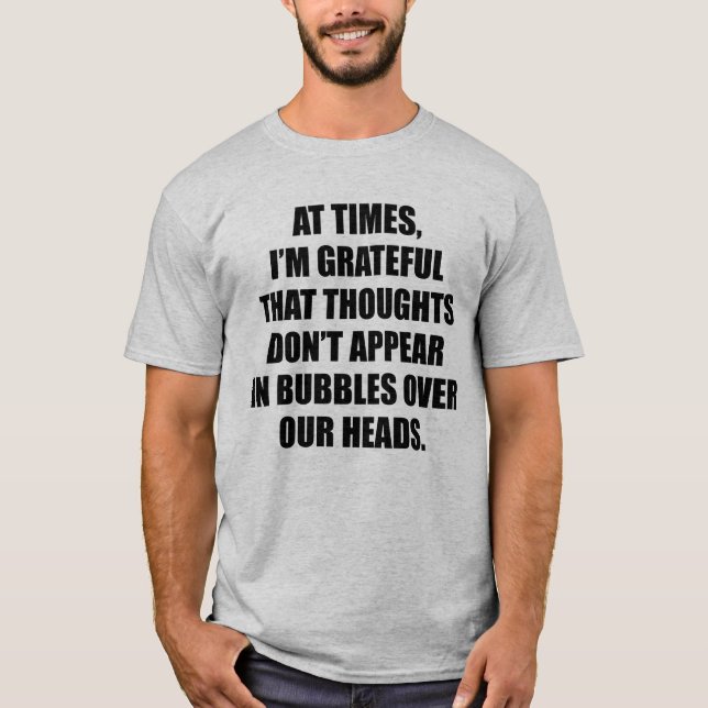 Camiseta Burbujas Thoughts (Anverso)