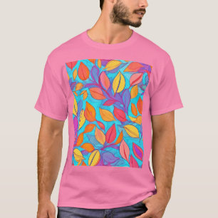 Camiseta Burdel Iluminado con LED: Hojas de Dibujos Animado
