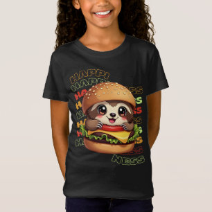 Camiseta Burga de espuma suave - Felicidad divertida