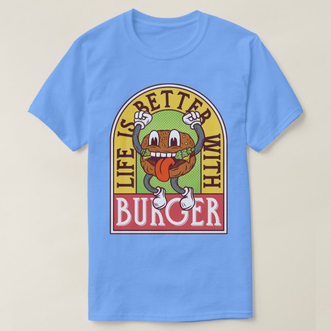 Camiseta Burger (Diseño del anverso)