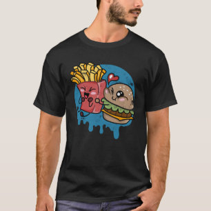 Camiseta Burger And Fries Bestfriend Perfect Combo Grill