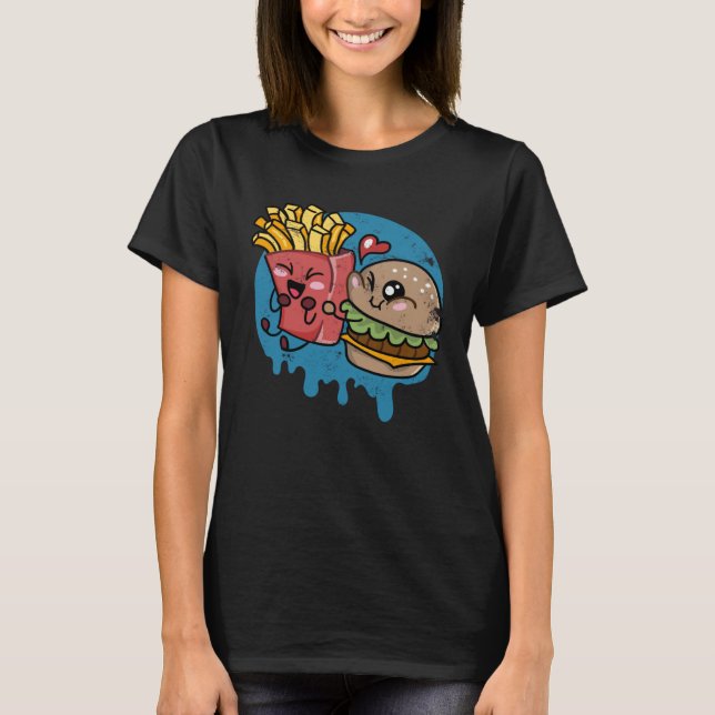 Camiseta Burger And Fries Bestfriends Perfect Combo Grilled (Anverso)