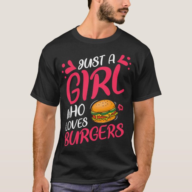 Camiseta Burger BBQ Meat Hamburger  Cheesburger Pullover  (Anverso)
