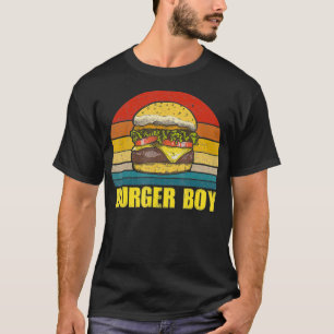 Camiseta Burger Boy Cheeseburger - Hamburger Lover Retro