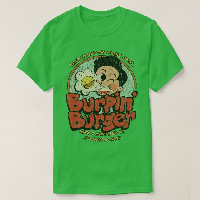 Camiseta Burger Burpin 2016 (Diseño del anverso)
