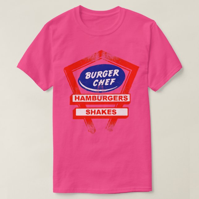 Camiseta Burger Chef una cadena de restaurantes de comida r (Diseño del anverso)