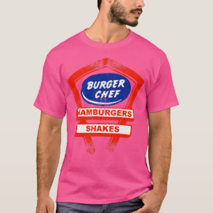 Camiseta Burger Chef una cadena de restaurantes de comida r