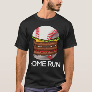 Camiseta Burger De Béisbol Hogar Mujeres De Carrera De Amor