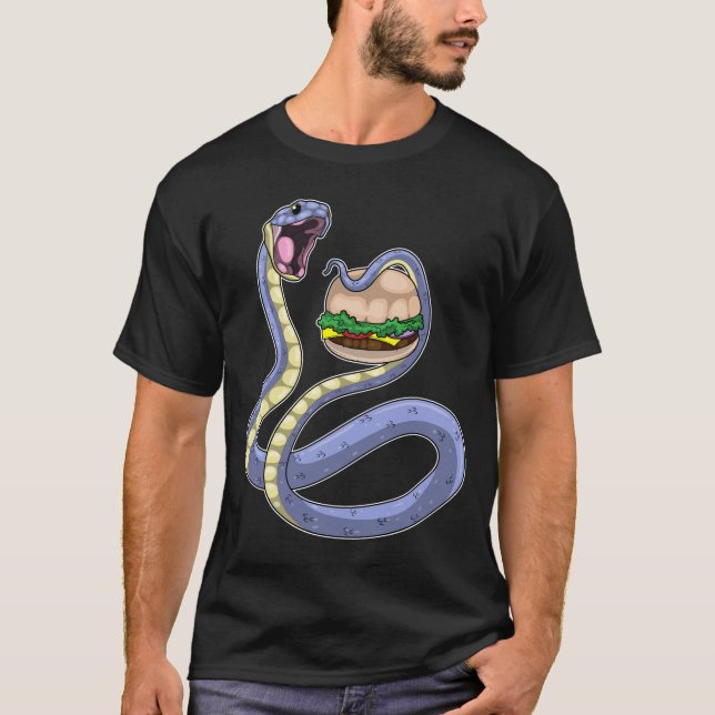 Camiseta Burger de serpientes (Anverso)