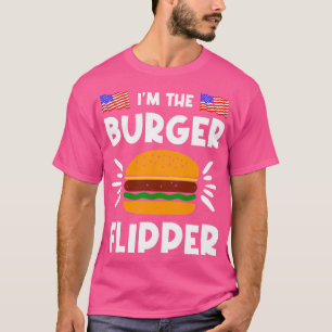 Camiseta Burger Flipper American Hamburger Lover