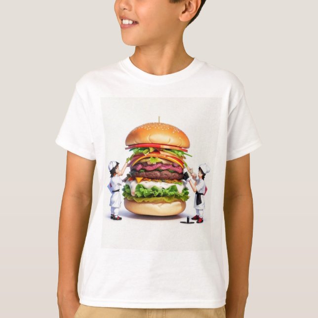 Camiseta Burger gigante (Anverso)