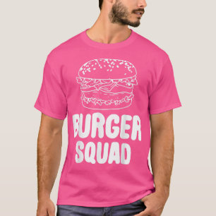 Camiseta Burger Squad Hamburger Cheeseburger Lover Cute Foo