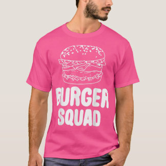 Camiseta Burger Squad Hamburger Cheeseburger Lover Cute Foo
