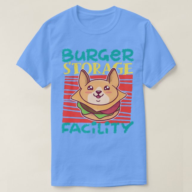 Camiseta Burger Storage Facility Dog Cheeseburger (Diseño del anverso)