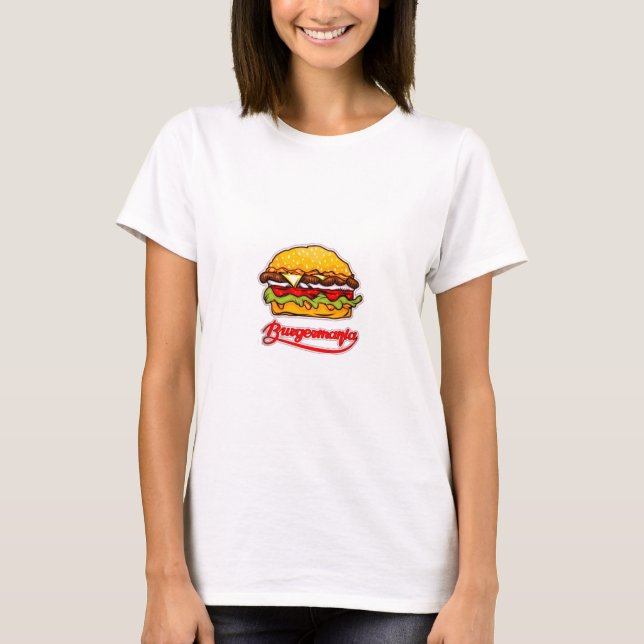 Camiseta Burger woman (Anverso)
