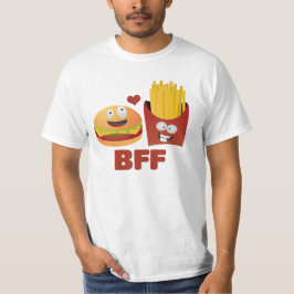 Camiseta Burger Y Fries Mejores Amigos Para Siempre
