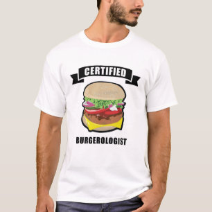 Camiseta Burgerólogo certificado - Funny Burger Design