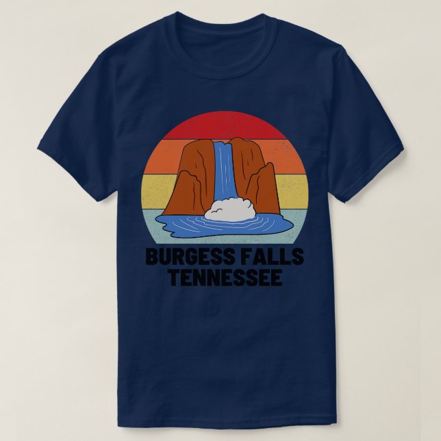 Camiseta Burgess Falls Tennessee 10 (Diseño del anverso)