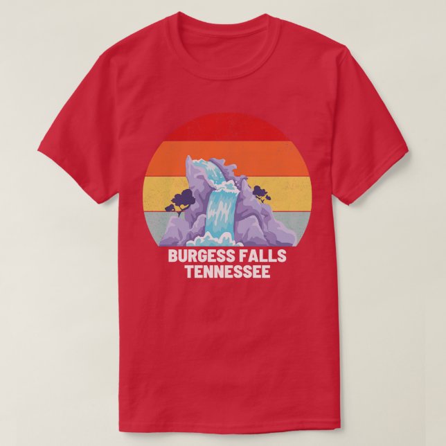 Camiseta Burgess Falls Tennessee 12 (Diseño del anverso)