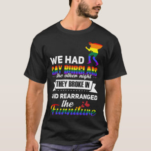 Camiseta Burglars del orgullo gay bisexual de lesbianas LGB