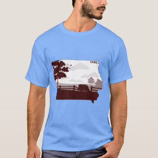Camiseta Burgundy Iowa