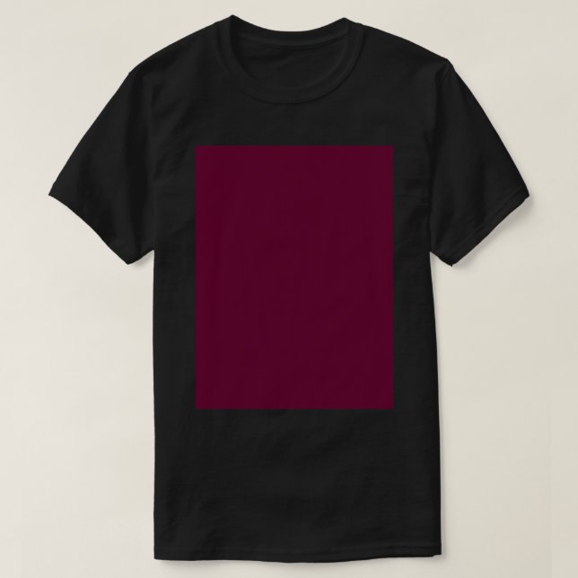 Camiseta BURGUNDY (Maroon)... liso... sólido.... bloque... (Diseño del anverso)