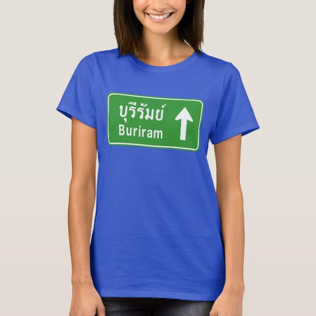 Camiseta Buriram adelante ⚠ Rótulo de tráfico por carretera (Anverso)