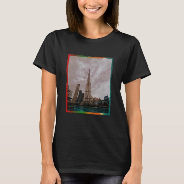 Camiseta Burj Khalifa Dubai Emiratos Árabes Unidos (Anverso)