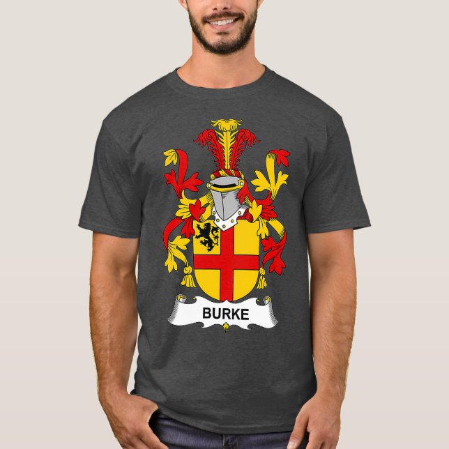 Camiseta Burke Coat of Arms Family Crest (Anverso)