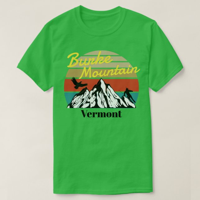 Camiseta Burke Mountain Vermont (Diseño del anverso)