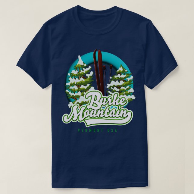 Camiseta Burke mountain vermont us ski (Diseño del anverso)