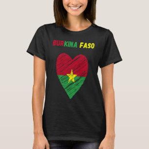 Camiseta Burkina Faso: Día feriado de bandera Burkina Faso 