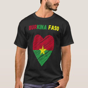 Camiseta Burkina Faso: Día feriado de bandera Burkina Faso 