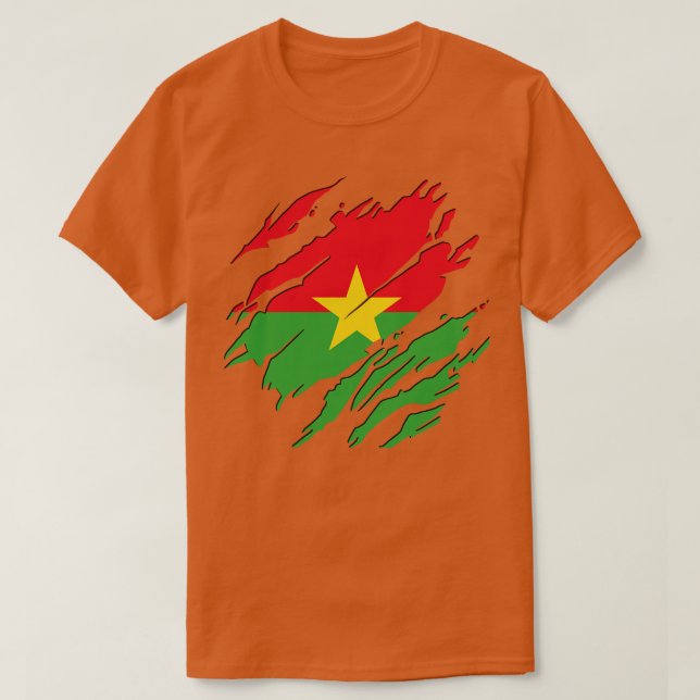 Camiseta Burkina Faso siempre (Diseño del anverso)