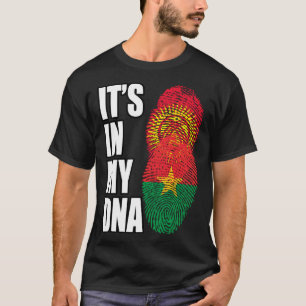 Camiseta Burkina Faso Y Kirguistán Mezclan Bandera Del Patr