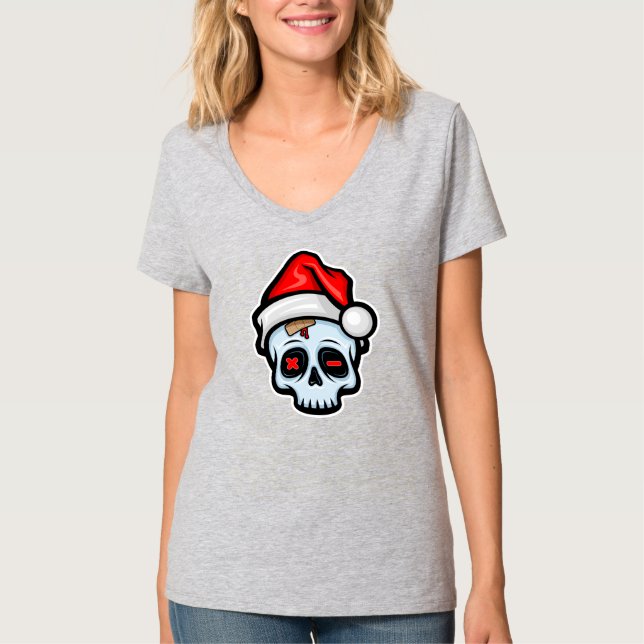 Camiseta Burla de Navidades divertidos, estilo Personalizad (Anverso)