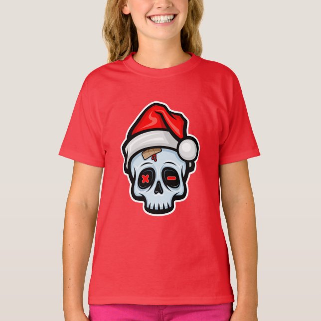Camiseta Burla de Navidades divertidos, estilo Personalizad (Anverso)