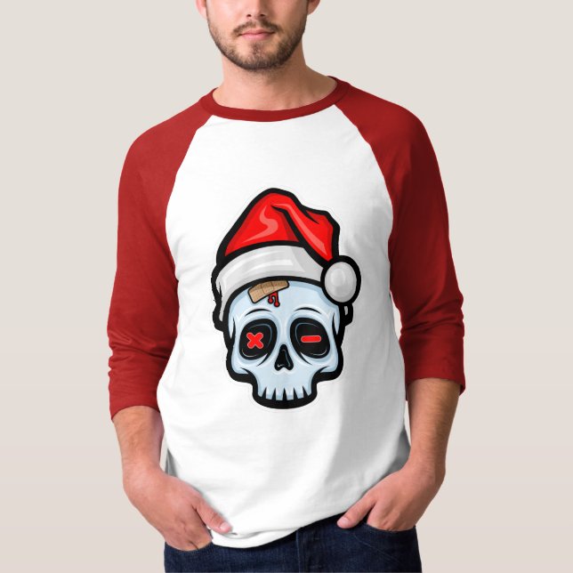 Camiseta Burla de Navidades divertidos, estilo Personalizad (Anverso)