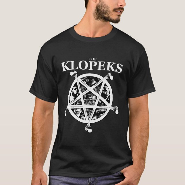 Camiseta Burla la película del retrato de la malvada famili (Anverso)