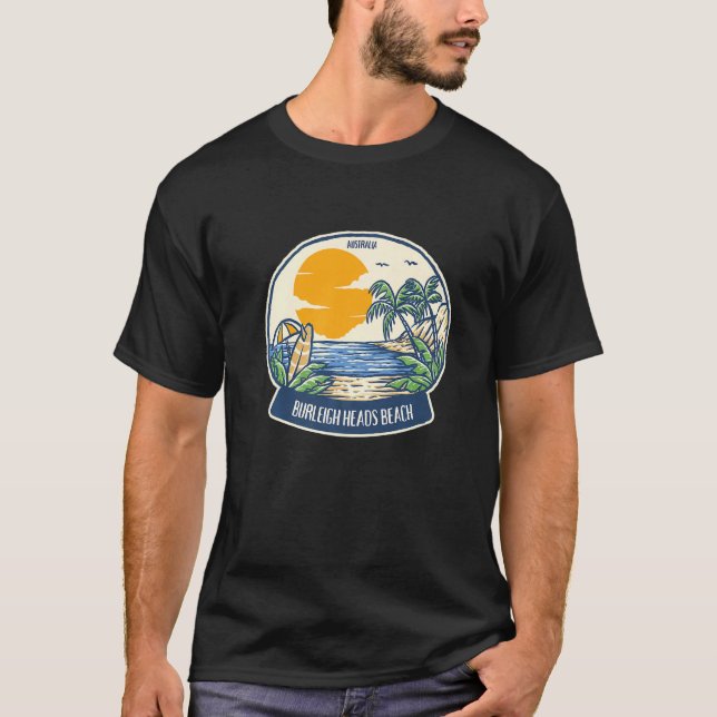 Camiseta Burleigh Heads Beach Australia   (Anverso)